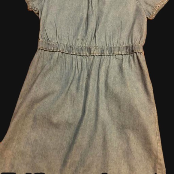 Size 10/12 Chillipea lightweight blue gray button down romper - Picture 12 of 13